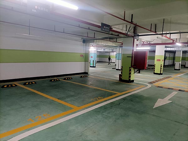 户县小区划线